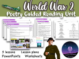 World War 2 Poetry Guided Reading Unit