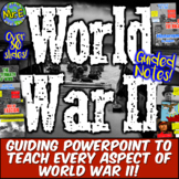 World War 2 (WW2) PowerPoint and Notes Resource PLUS Teach