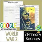 World War 2 Primary Documents Activity - WWII Primary Sour