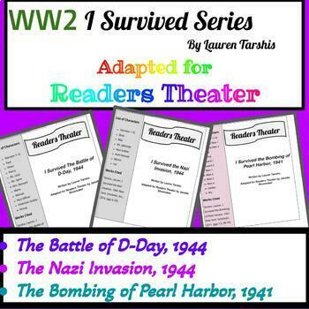 Preview of World War 2 Readers Theater Bundle