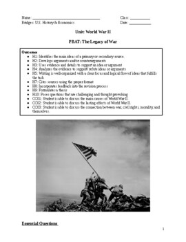 world war 2 research paper example