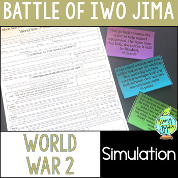 Preview of World War 2 Simulation, Battle of Iwo Jima Activity