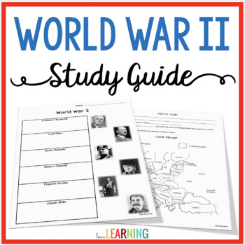Preview of World War 2 Study Guide with Google Slides™