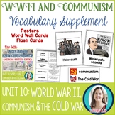 World War 2 | The Cold War | Communism Vocabulary Posters,