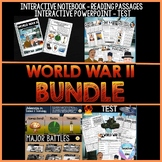 World War 2 Unit BUNDLE - Interactive Notebook, PowerPoint