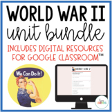 World War 2 Unit with Google Slides™ Notes and Activities