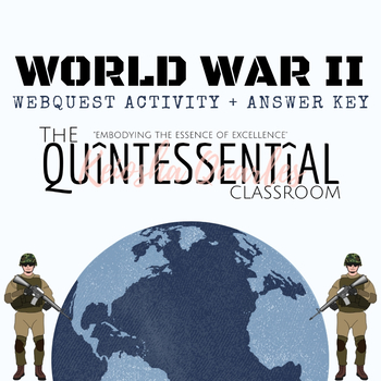 Preview of World War 2 WebQuest