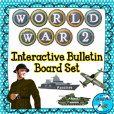 World War 2 (World War II) Bulletin Board Set - Interactive!