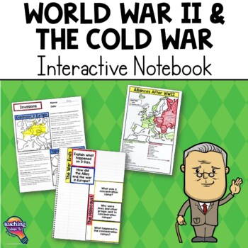 Preview of World War 2 & the Cold War U.S. History Interactive Notebook Unit