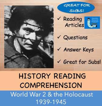 Preview of World War 2 & the Holocausts 1939 - 1945 - Bundle