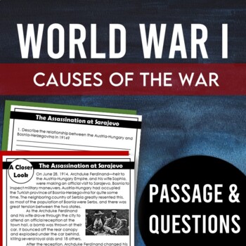 Preview of World War I: Assassination of Archduke Franz Ferdinand (Causes of WWI)
