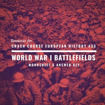 Preview of World War I Battlefields Crash Course European History #33