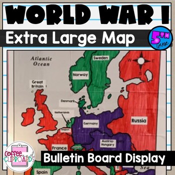 large ww1 map