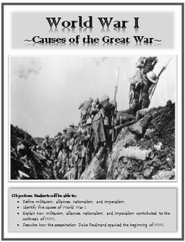 Remembering World War I, History, Causes & Impact