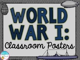 World War I Classroom Posters (WWI, WW1)
