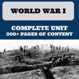 World War I: Complete Unit Bundle