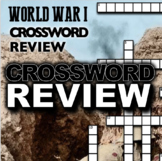 World War I Crossword Puzzle - 24 Terms + Key