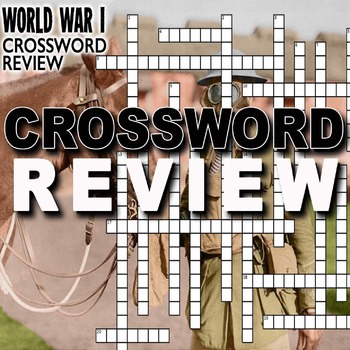 Preview of World War I Crossword Puzzle Review (WWI)