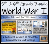World War I Timeline & Activity Bundle Digital & Print | 5
