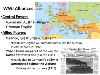 World War I LESSON BUNDLE: The Industrial Powers wage Modern War by R ...