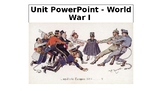 World War I Entire Unit PowerPoint, Guided Notes and More