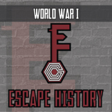 World War I Escape Room Activity - Printable Game & Digita