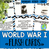 World War I Flash Cards