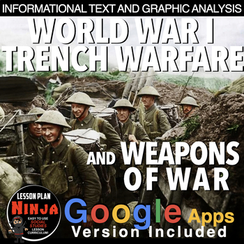 Preview of World War 1 Trench Warfare & Weapons of Mass Destruction Text & Graphic Analysi