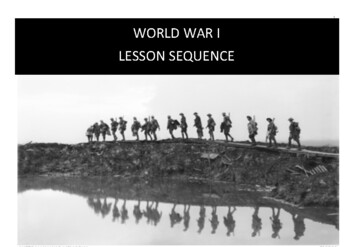 Preview of World War I Australian Lesson Sequence