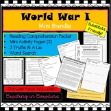 World War I MINI Bundle- No Prep!