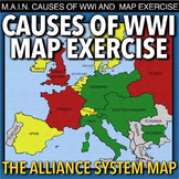 World War I Map Activity & MAIN Causes (WW1)