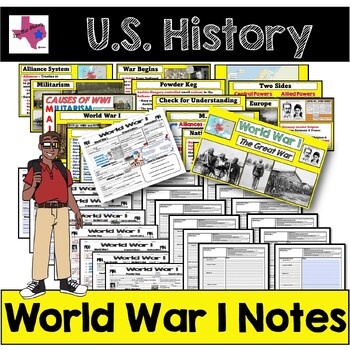 Preview of U.S. History EOC - World War I Notes