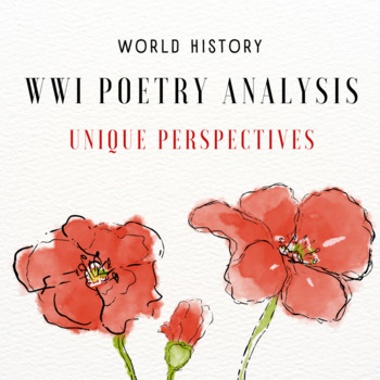 Preview of World War I Poetry Analysis 