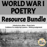 World War I Poetry Bundle