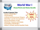 World War I PowerPoint and Notes Bundle