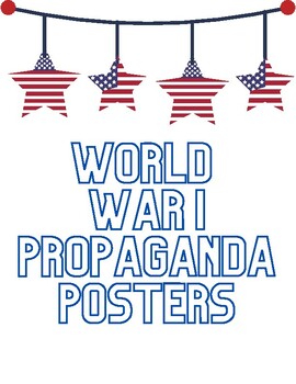 World War I Propaganda Poster Bulletin Board by Jessica Shock | TPT