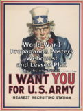 World War I Propaganda Poster Webquest and Lesson Plan