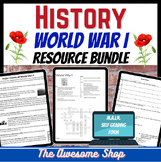 World War I Resource Bundle for Middle and High School History