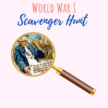 Preview of World War I Scavenger Hunt