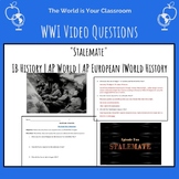 World War I Stalemate Video link with Questions and Answer