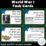 World War I Task Cards {Digital & PDF Included
