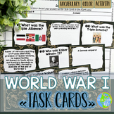 World War I Task Cards