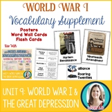 World War I | The Great Depression | Roaring Twenties Voca