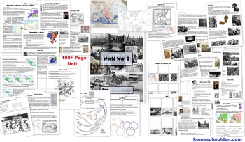 Preview of World War I Unit (100+ pages)