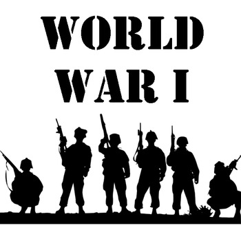 Preview of World War I Unit: Webquest, Map, Project, Readings, Graphic Organizer, Quiz