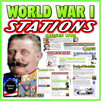 World War I WWI (1) Stations Lusitania Zimmerman Telegram Treaty of ...