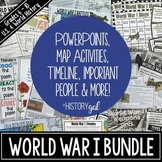 World War 1 (World War I) Bundle of Maps, PowerPoints & Mo