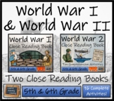 World War I & World War II Close Reading Book Bundle | 5th