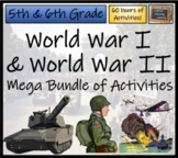 World War I & World War II Mega Bundle | 5th Grade & 6th G