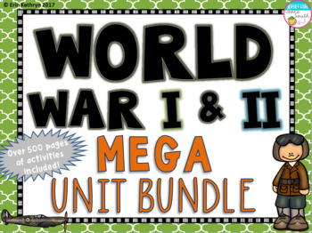 Preview of World War I and II Mega Unit Bundle (WW1, WW2)